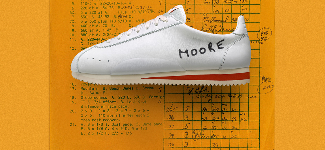 Nike × Kenny Moore Cortez: первый шаг