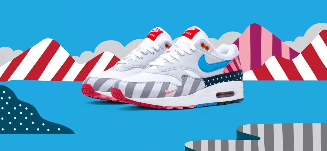 Nike × Parra: абстрактный пейзаж
