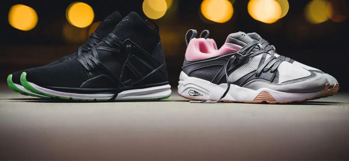 PUMA × Solebox: палитра шампанского