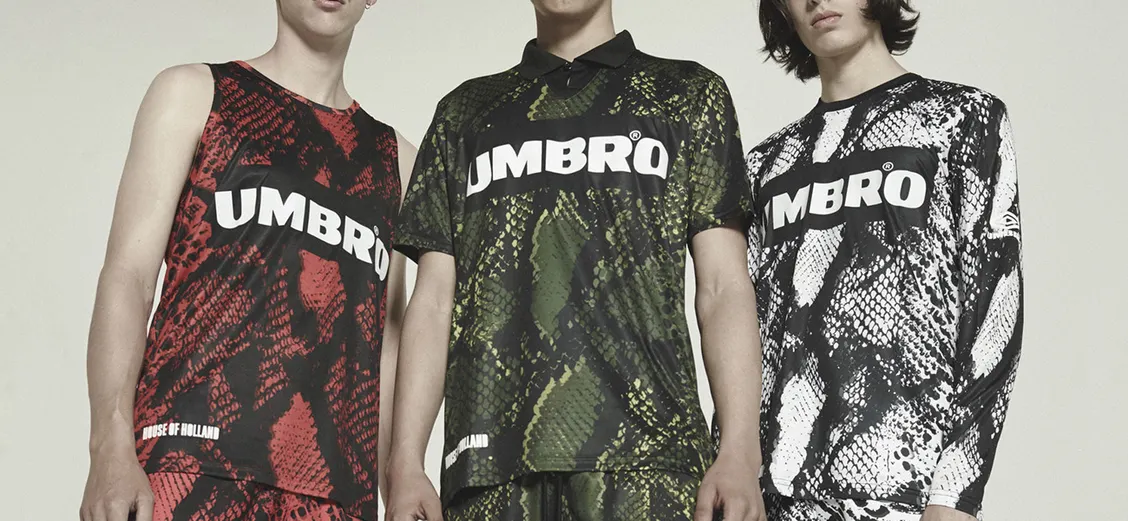 Umbro × House of Holland: броский стиль 90-х