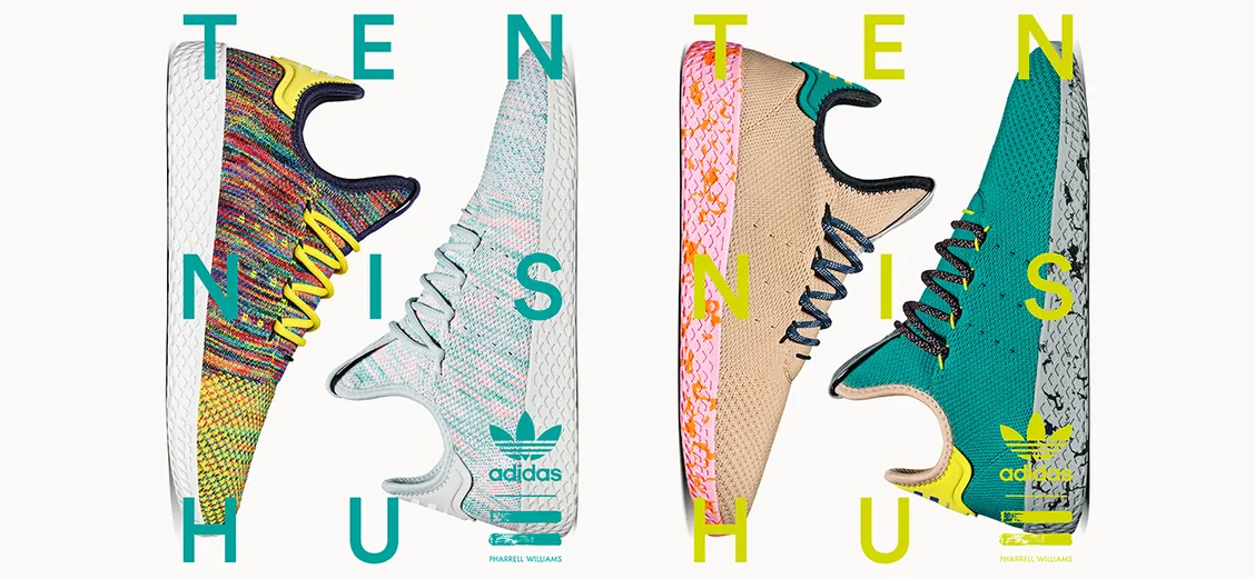 adidas Originals × Pharrell Williams Tennis Hu: новые расцветки
