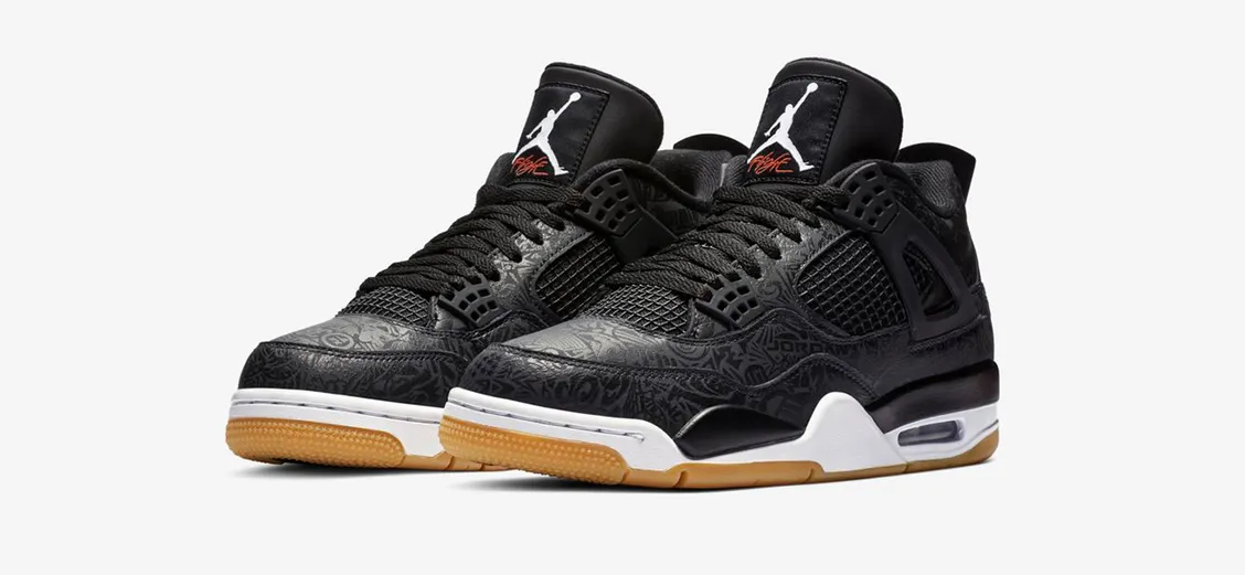 Air Jordan 4 “30th Anniversary”: лазерная гравюра