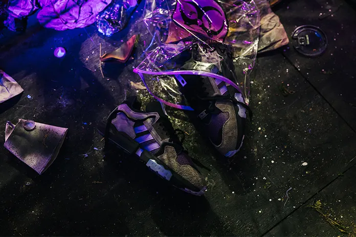 adidas Consortium × Packer ZX Torsion: искажение фиалки