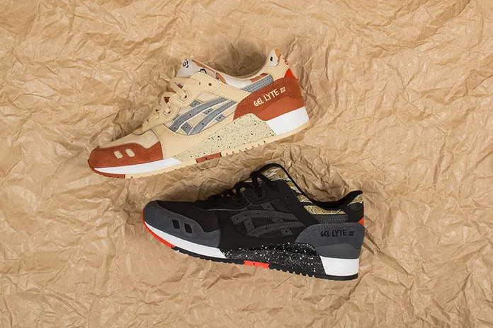 ASICS GEL-Lyte III Marzipan & Black Camo: летнее милитари