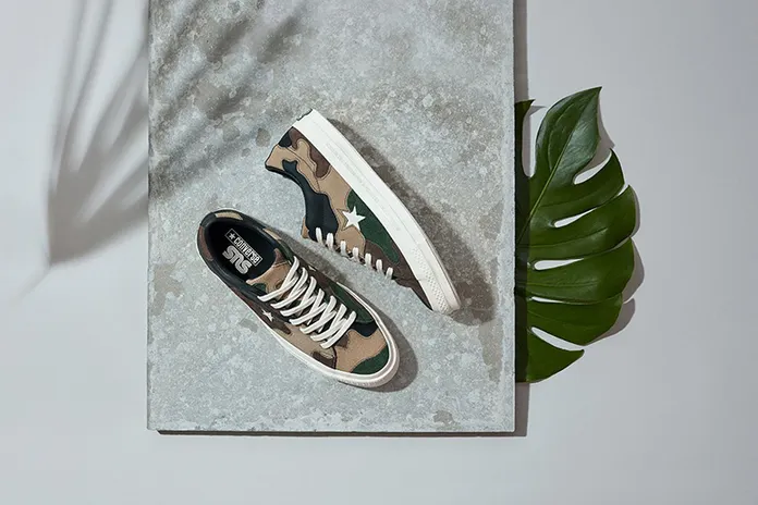 Converse × Sneakersnstuff: лоскутный камуфляж