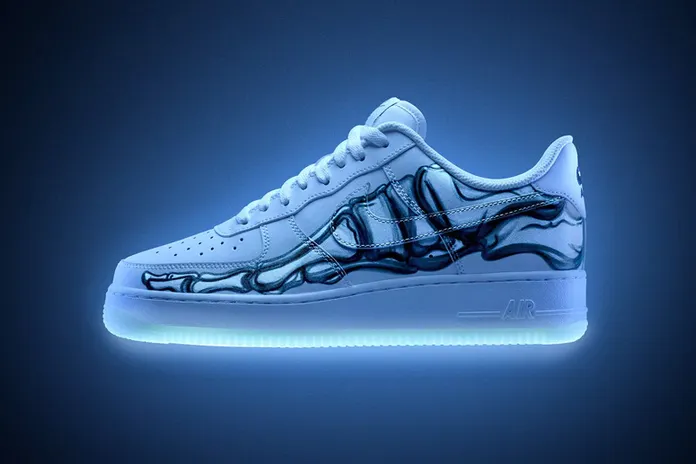 Nike Air Force 1 Low “Skeleton”: трепет Хэллоуина