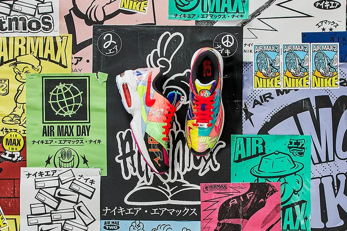 Nike × atmos: яркий коллаж
