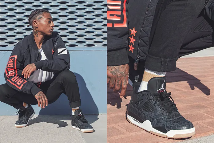 Air Jordan 4 “30th Anniversary”: лазерная гравюра