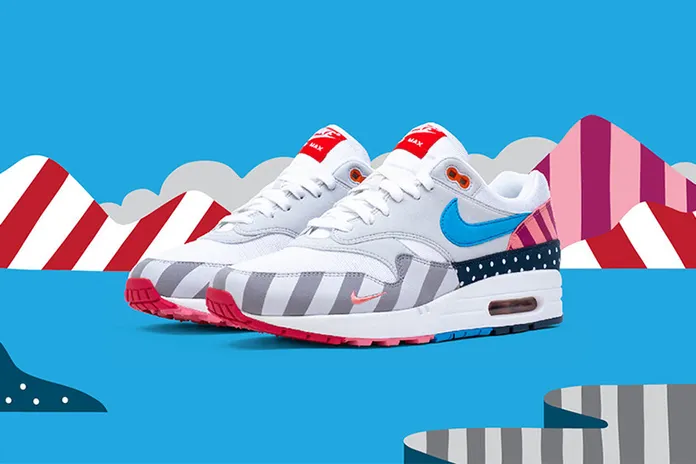 Nike × Parra: абстрактный пейзаж