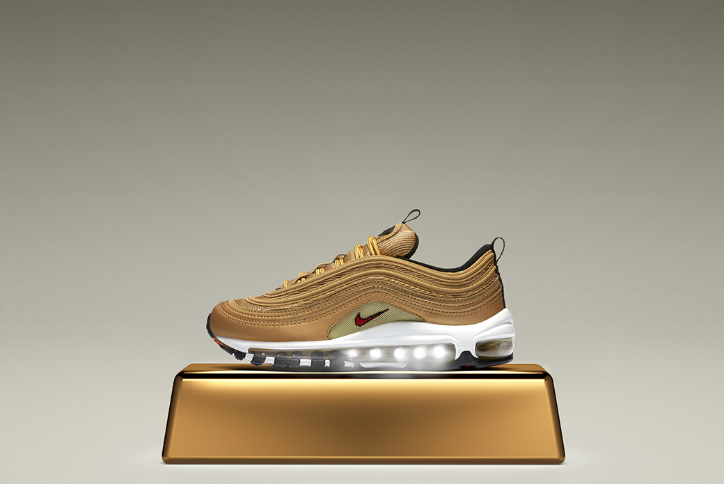 Nike Air Max Metallic Gold: четыре силуэта в одной расцветке