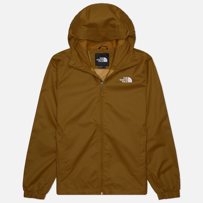 Мужская куртка ветровка The North Face Quest Hooded, цвет оливковый