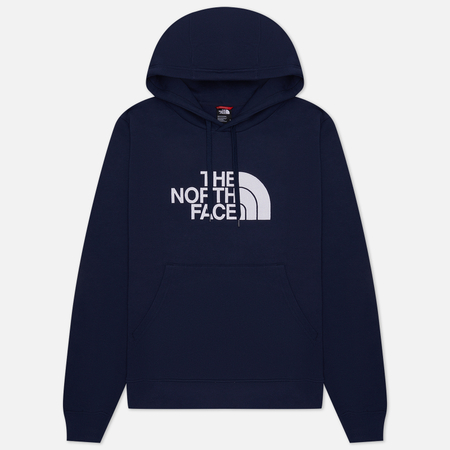фото Мужская толстовка the north face drew peak hoodie, цвет синий, размер s