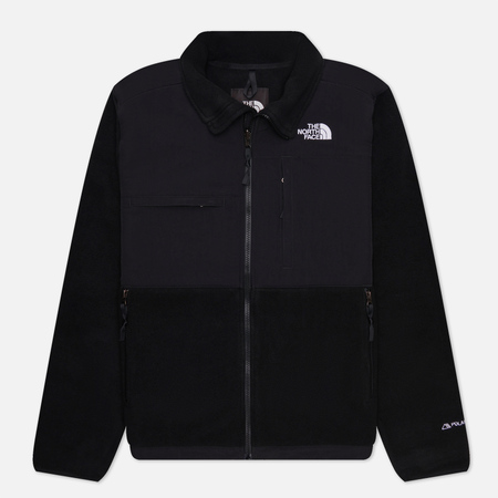 фото Мужская флисовая куртка the north face denali fleece, цвет чёрный, размер s