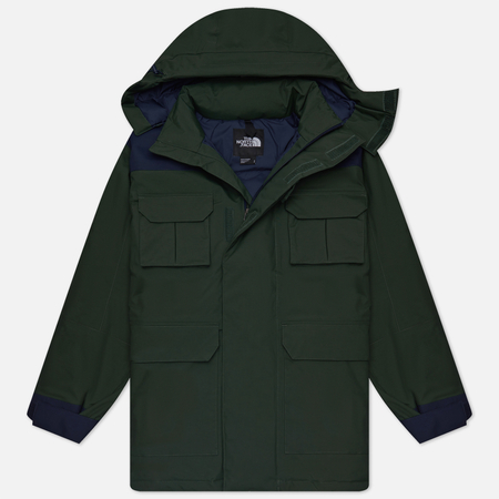 фото Мужская куртка парка the north face coldworks insulated, цвет зелёный, размер s