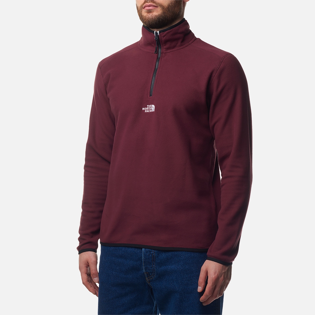 The North Face Мужская толстовка Glacier 1/4 Zip Embroidered Logo