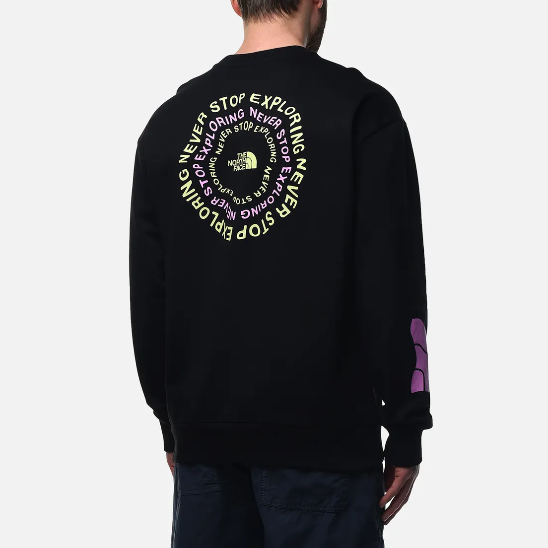 The North Face Мужская толстовка Never Stop Exploring Graphic Crew Neck
