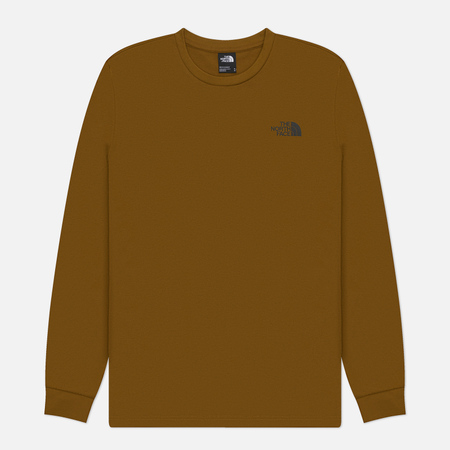   Brandshop Мужской лонгслив The North Face Redbox Crew Neck, цвет оливковый, размер M