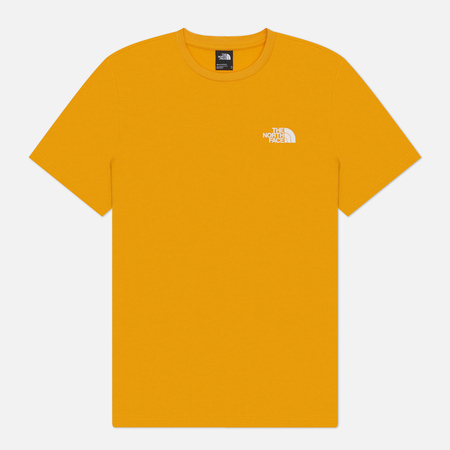 Мужская футболка The North Face Redbox Crew Neck, цвет жёлтый, размер L