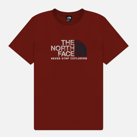Мужская футболка The North Face Rust 2, цвет красный, размер XXL