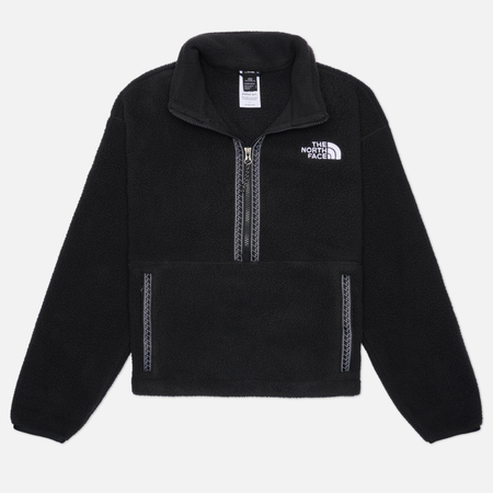 Женская толстовка The North Face Fleeski 1/4 Zip, цвет чёрный, размер L
