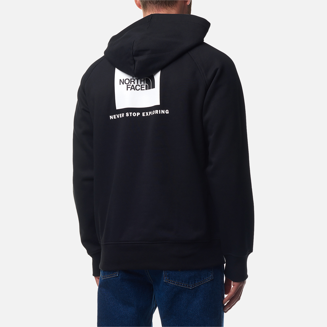 North face red box hoodie on sale