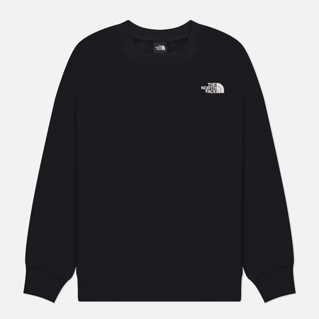 Мужская толстовка The North Face Raglan Redbox NSE Crew, цвет чёрный, размер L