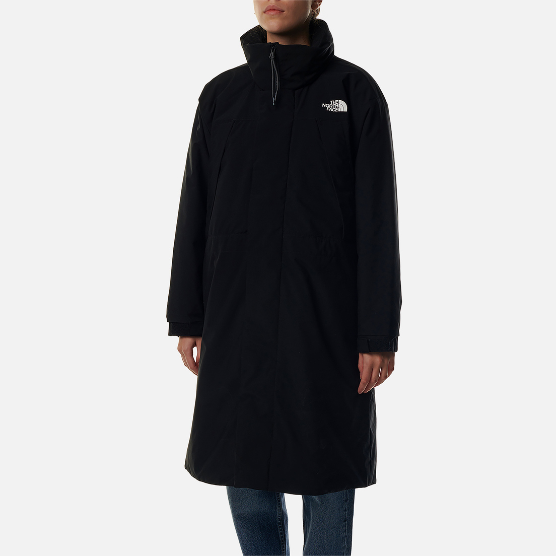 North face long padding on sale