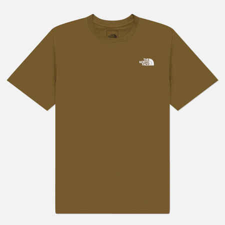 Мужская футболка The North Face Evolution Box NSE Regular, цвет коричневый, размер S