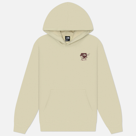   Brandshop Мужская толстовка The North Face Cartoon Logo Relaxed Hoodie, цвет бежевый, размер S