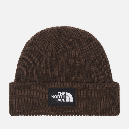 Шапка The North Face Salty Lined, цвет коричневый