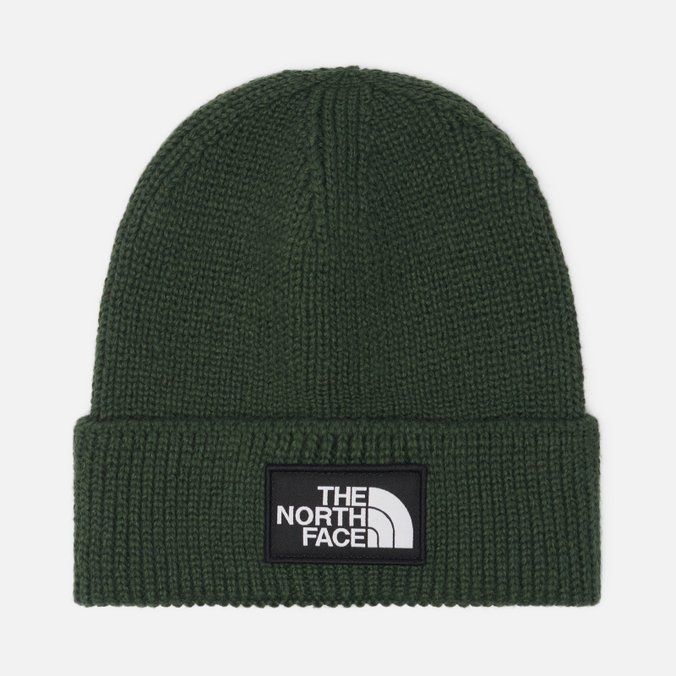 Шапка The North Face Logo Box Cuffed Recycled