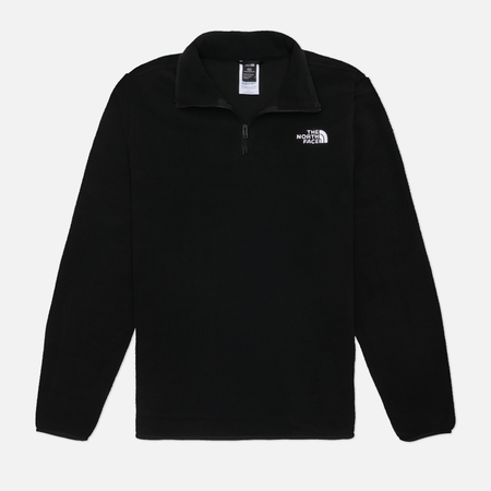 Женская флисовая куртка The North Face Glacier Fleece 1/4 Zip, цвет чёрный, размер S