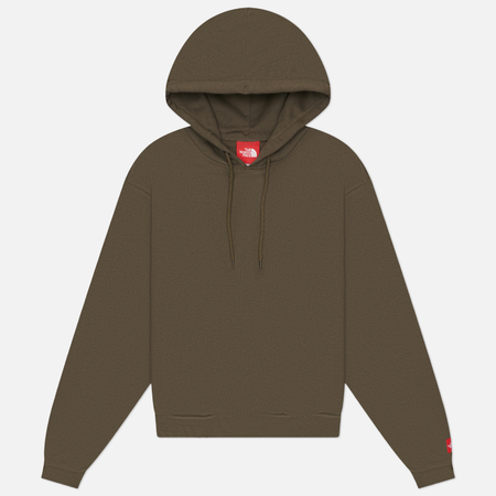 Мужская толстовка The North Face TNF Red Box Hoodie, цвет оливковый, размер XL