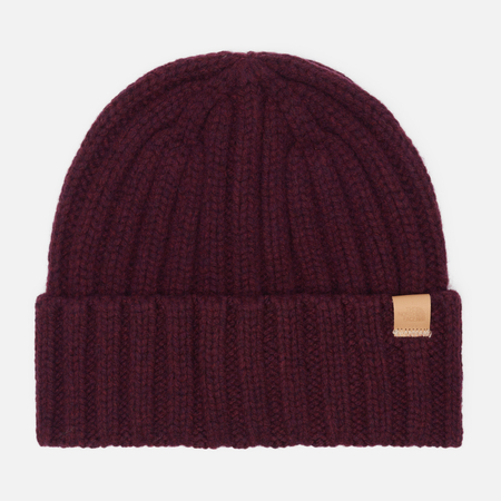 Шапка The North Face Merino Wool, цвет бордовый