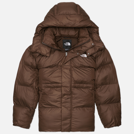 Женский пуховик The North Face Puffer Oversized, цвет коричневый, размер S