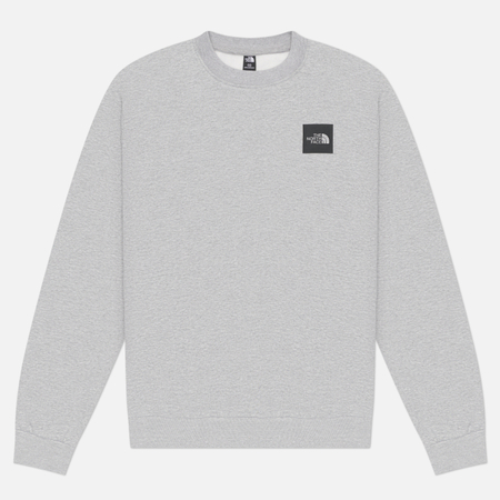 Мужская толстовка The North Face Box Half Dome Regular Crew, цвет серый, размер S