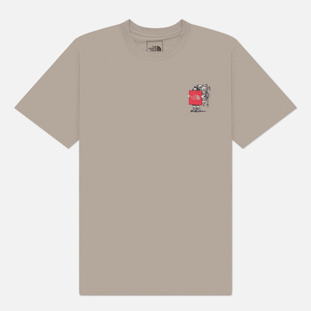 Мужская футболка The North Face Gear Up Get Out Relaxed, цвет серый, размер M