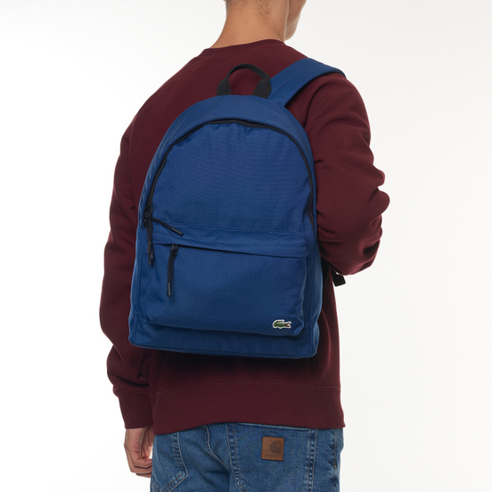 Рюкзак Lacoste Neocroc Canvas Zip Pocket Navy/Black
