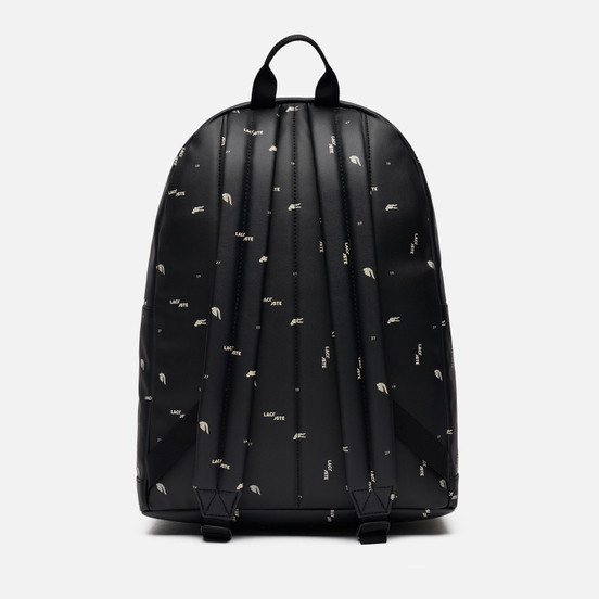 Рюкзак Lacoste All Over Print Logo Black
