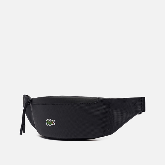 Сумка на пояс Lacoste Coated Canvas Black