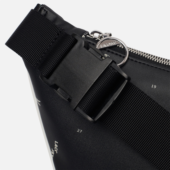 Сумка на пояс Lacoste All Over Print Logo Black