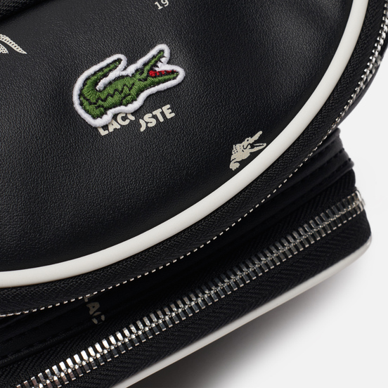 Сумка на пояс Lacoste All Over Print Logo Black