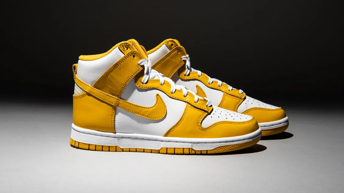 Nike Dunk High Dark Sulfur WMNS: минеральные оттенки