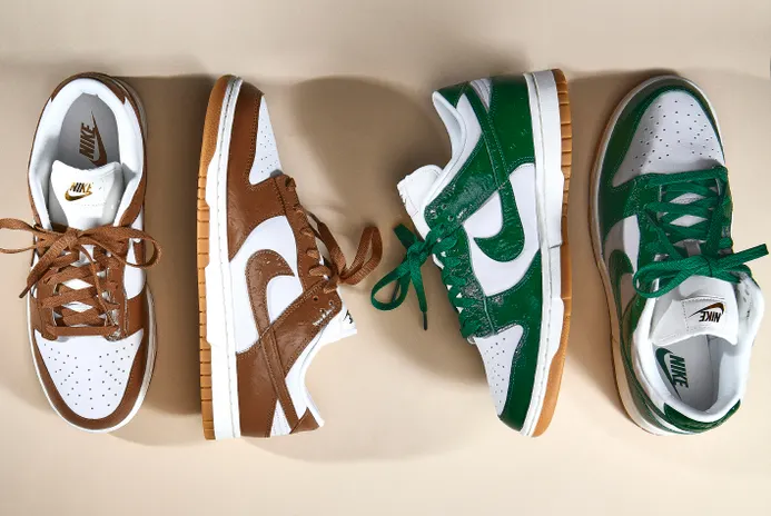 Nike Dunk Low: Роскошь текстур и изысканные оттенки