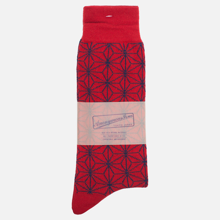 Носки Anonymous Ism Cobweb Red/Navy
