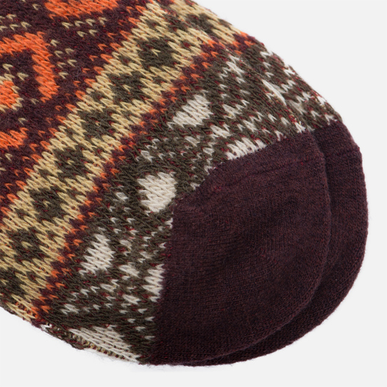 Носки Anonymous Ism Jacquard Crew Brown