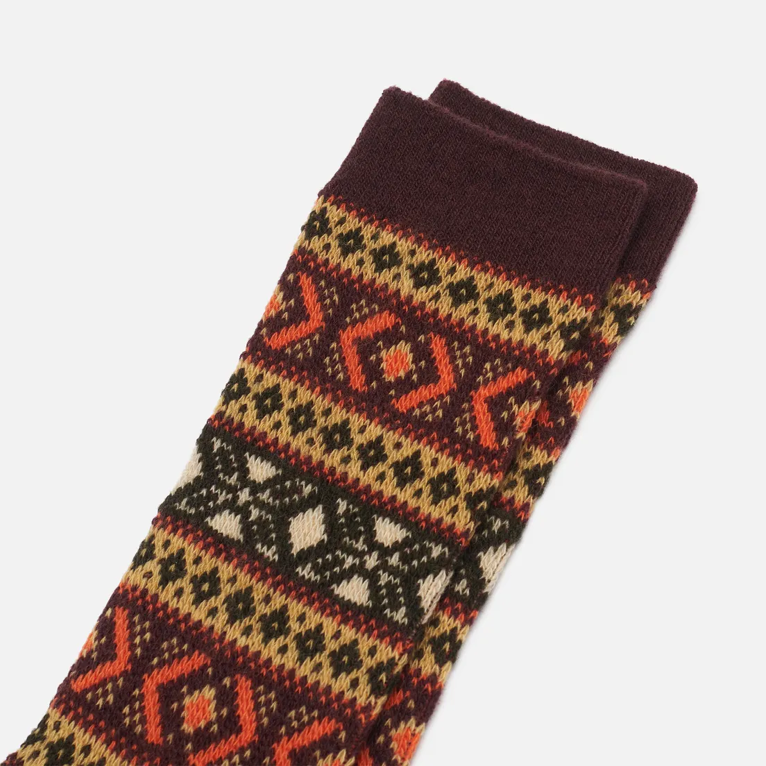 Anonymous Ism Носки Wool Jacquard Crew
