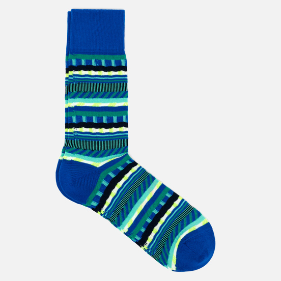 Носки Burlington Construction Stripes Lapis Blue