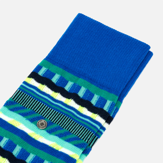 Носки Burlington Construction Stripes Lapis Blue