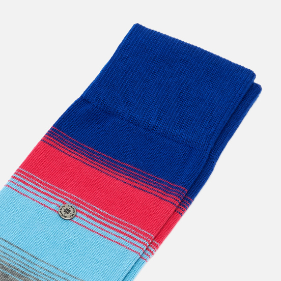 Носки Burlington Ombre Stripe Deep Blue